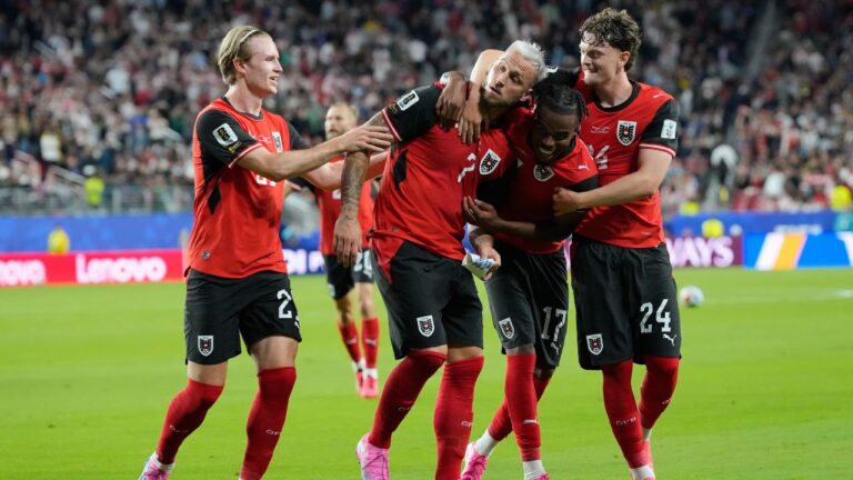 Austria beats Jordan for first World Cup win since 1990