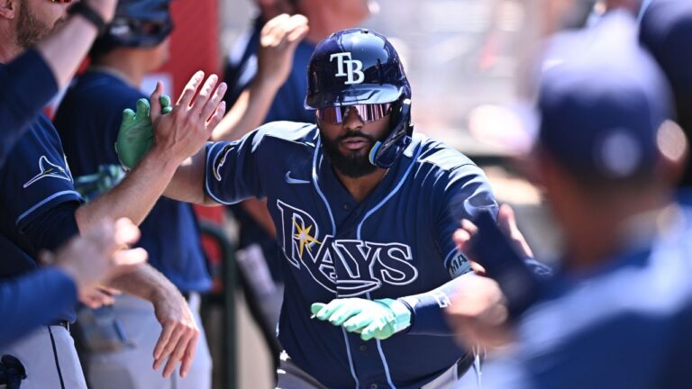 Caminero homers, Rays avoid sweep with victory over Angels