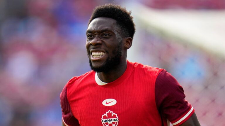 Canada’s Alphonso Davies not starting vs. South Africa