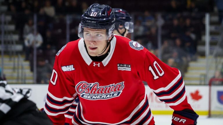 Canucks take towering centre Brooks Rogowski with first pick of Round 2