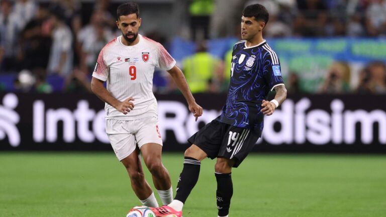 Defending World Cup champ Argentina beats Jordan to sweep group