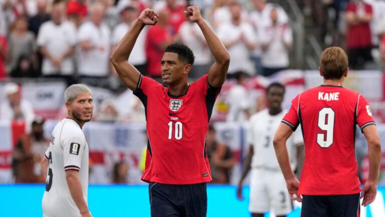 England beats Panama on goals by Bellingham, Kane to win group