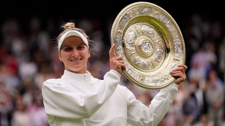 Former Wimbledon champ Vondrousova suspended four years for refusing doping test