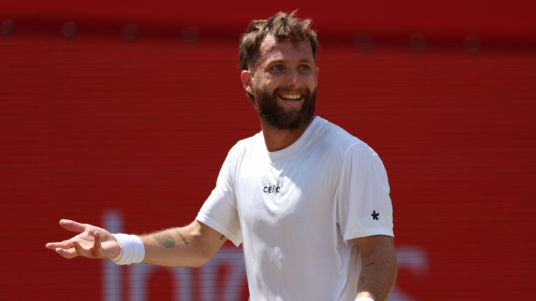 French tennis player Moutet fined $40,000 for expletives in interview at Queen’s Club