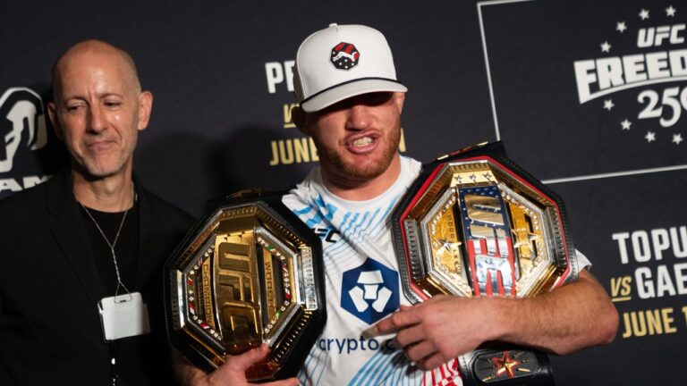 Gaethje turns back the clock with tenacious upset win over Topuria