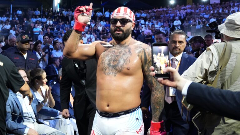 Josh Hokit stops Derrick Lewis, stays perfect at UFC Freedom 250