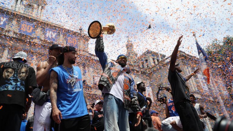 Knicks revel in championship parade, joyous fans and celebs fill streets