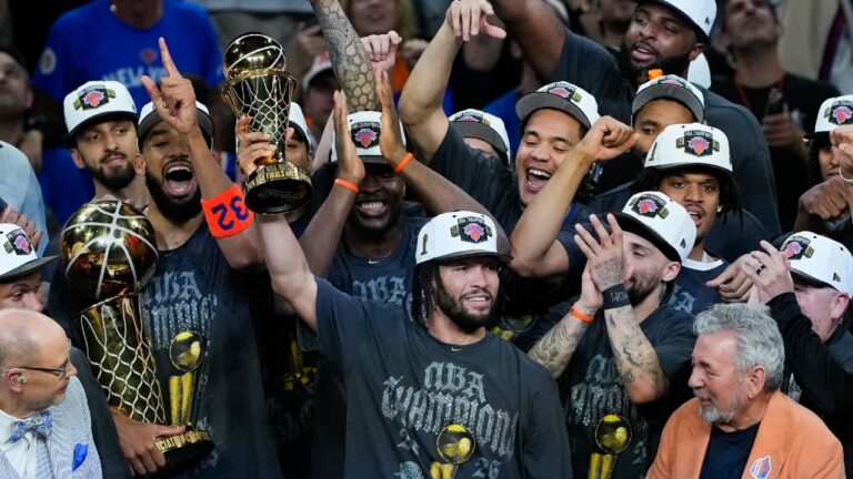 Knicks take over The Tonight Show after winning NBA championship