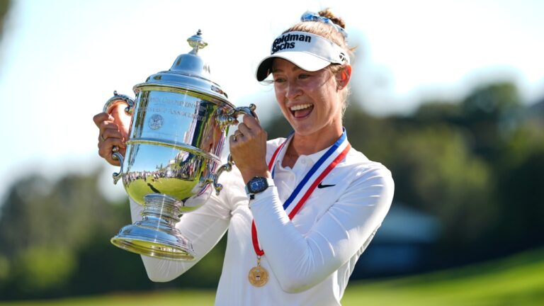 Korda wins U.S. Women’s Open title with perilous final putt, claiming 2nd straight major
