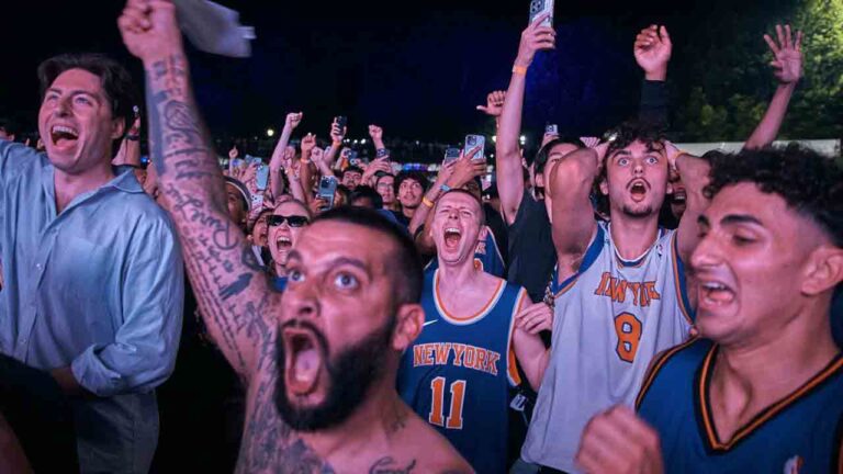 Mayhem reigns as New York City celebrates Knicks’ championship