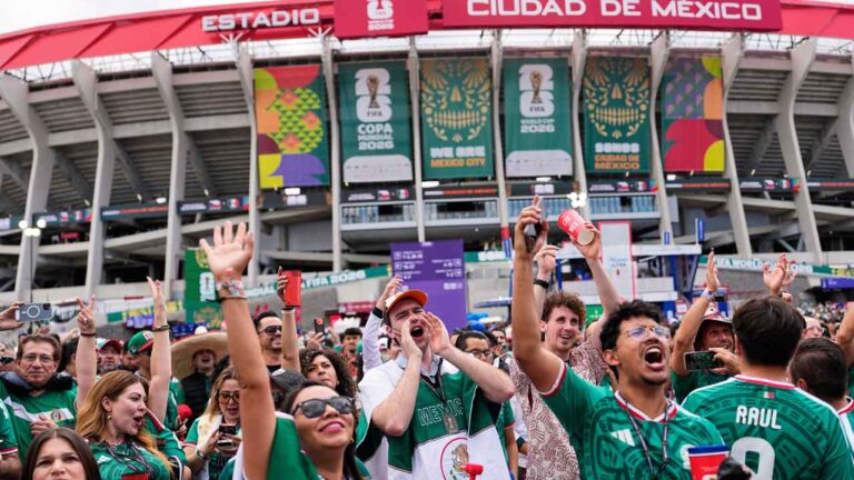 Mexican fans blast horns outside Ecuador’s hotel before World Cup match