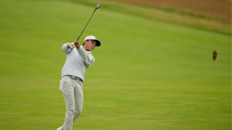 Miles Russell, 17, has dad caddie U.S. Open final round in Father’s Day surprise
