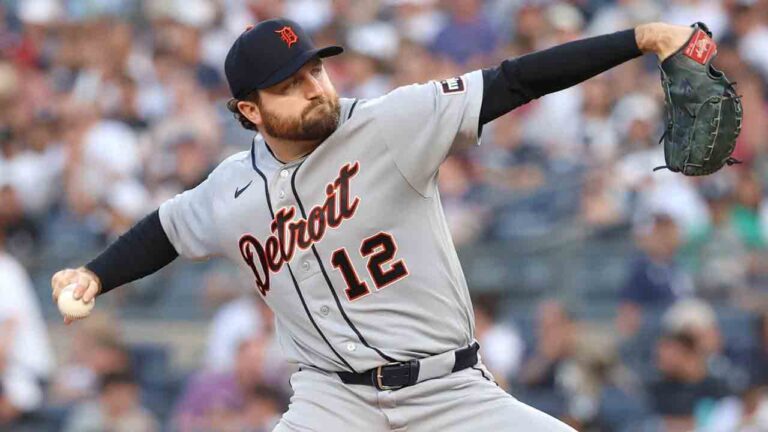 Mize matches career high with 10 strikeouts as Tigers beat sloppy Yankees