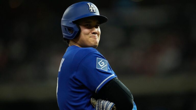 Ohtani not in Dodgers’ lineup while away from team on paternity