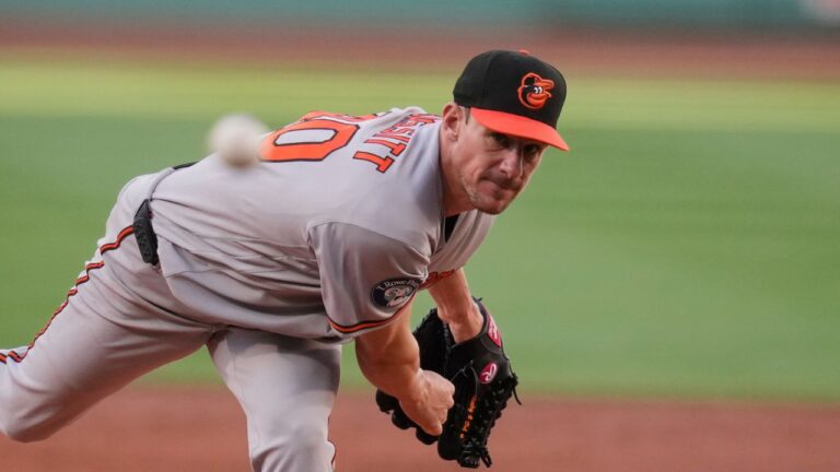 Orioles place Chris Bassitt on injured list with back pain, recall Trey Gibson