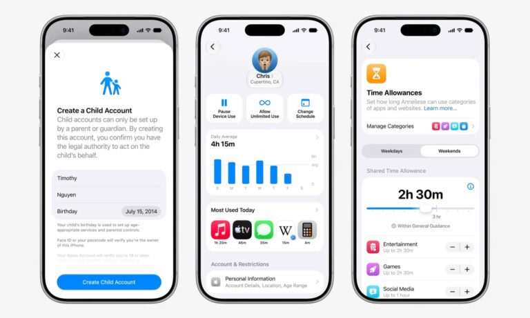 Apple Unveils New Child Safety And Parental Control Features