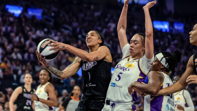 Williams scores 16 points, Valkyries rout Sparks for third straight win