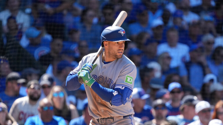 Blue Jays’ Guerrero returns to lineup as Springer lands on paternity list