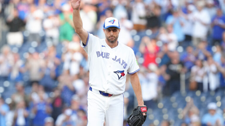 Blue Jays’ Max Scherzer says he’s ready for majors, not ‘pointless’ trade talk