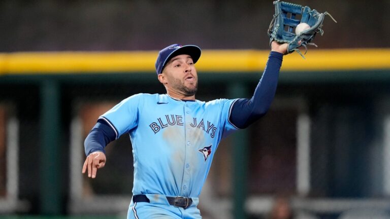 Blue Jays’ Springer to play left field vs. White Sox, first time this season