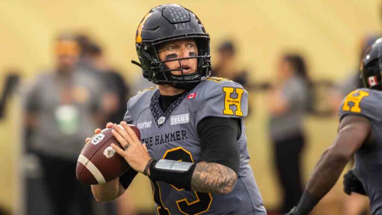Bo Levi Mitchell, Zach Collaros exit same game with injuries