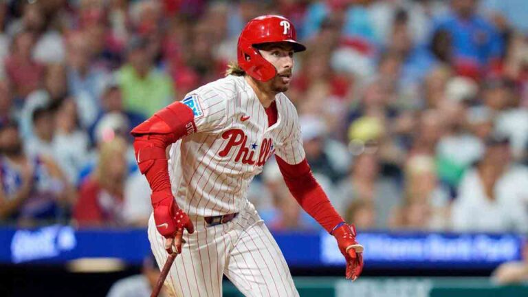 Bryson Stott homers, drives in 5 as Phillies rout Yankees to avoid sweep