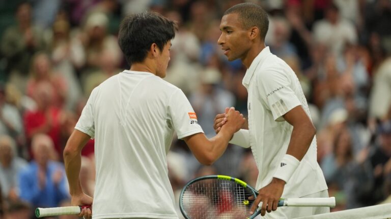 Canada’s Auger-Aliassime beats Zheng to reach Round of 16 at Wimbledon