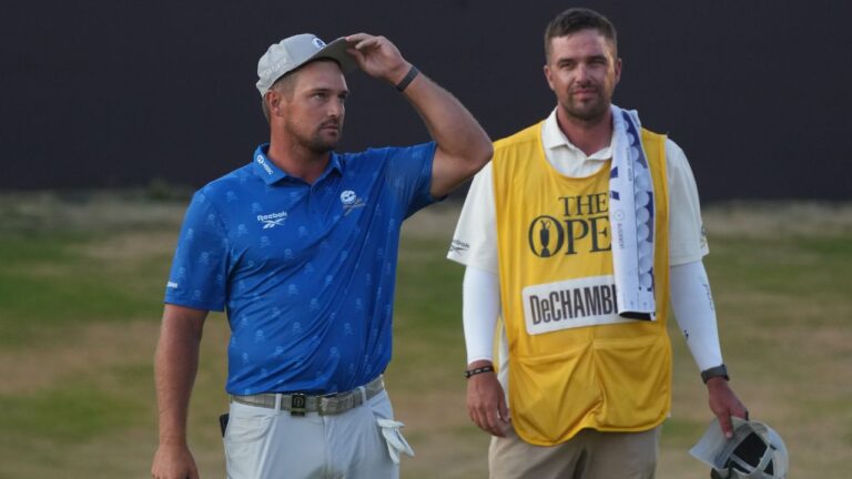 DeChambeau faces tough test after two-stroke penalty at Open Championship