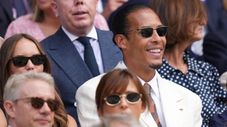 Dustin Hoffman, Virgil van Dijk among celebrities at Wimbledon