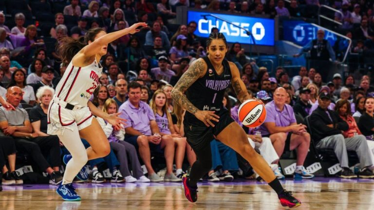 Gabby Williams leads Valkyries over Mystics for ninth straight win