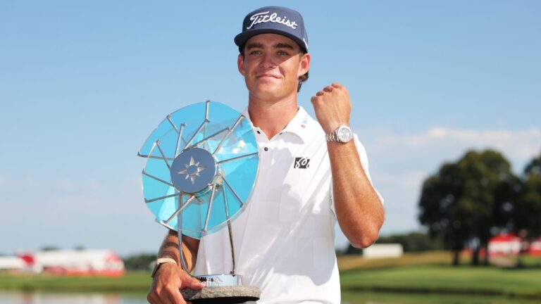 Jackson Koivun, PGA Tour winner in three starts, needs time to see where he goes