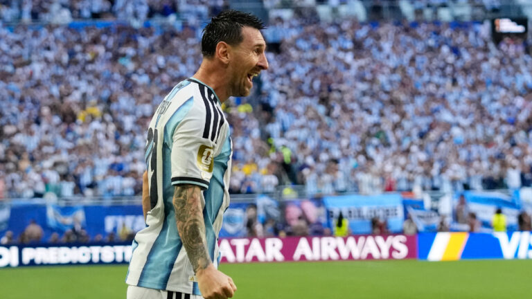 Lionel Messi scores 20th career World Cup goal, extends streak