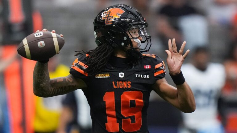Lions to start Salter at QB, James Butler ruled out vs. Blue Bombers