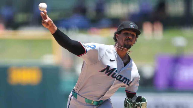 Marlins’ Eury Perez removed after 7 perfect innings vs. Athletics