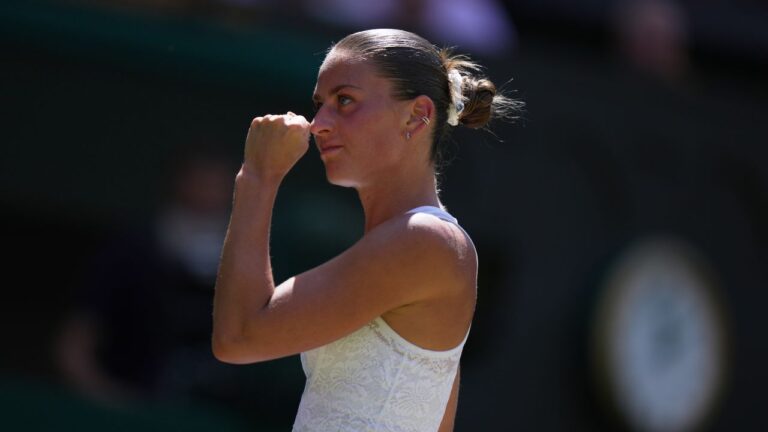 Marta Kostyuk beats Jasmine Paolini to reach Wimbledon semifinals