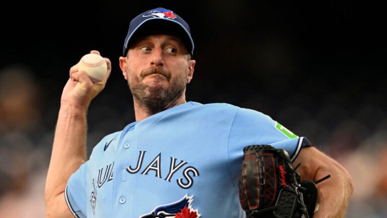 Max Scherzer makes successful return on 42nd birthday, Blue Jays edge Nationals