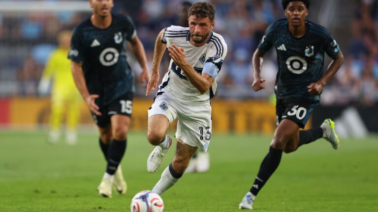 Minnesota United keeper Drake Callender duels Whitecaps’ Yohei Takaoka to draw
