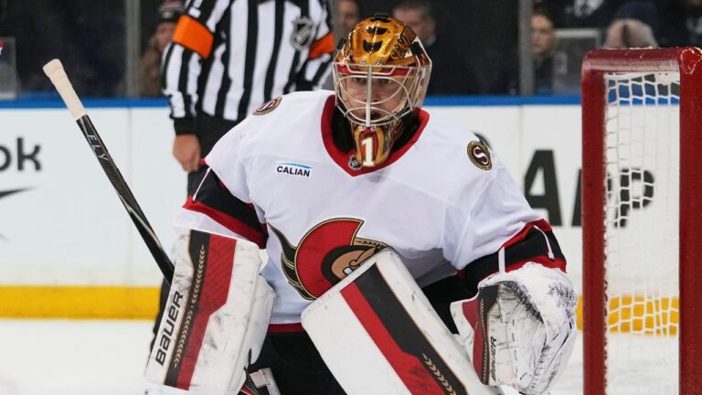 Ottawa Senators sign goalie Leevi Merilainen to one-year, $1.1M deal