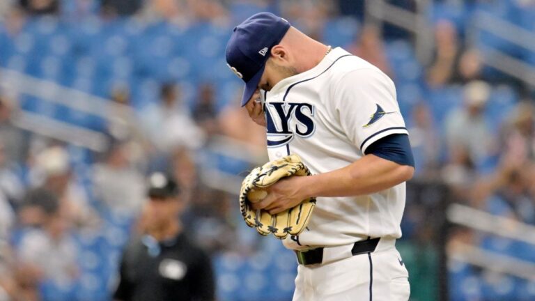 Rays starter Shane McClanahan leaves game vs. Rangers due to back tightness