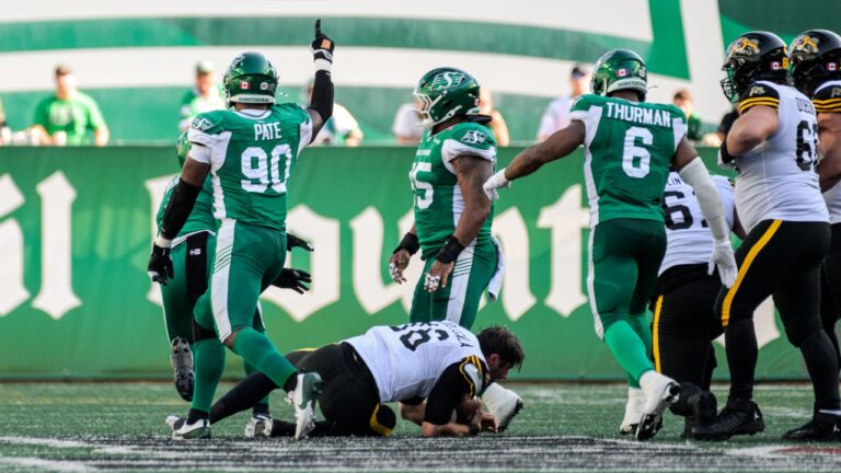 Roughriders roll past Tiger-Cats thanks to strong second half