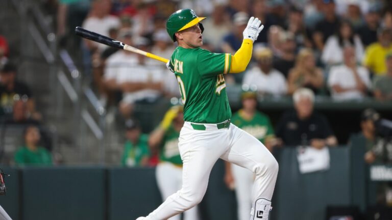 Serven hits first homer in four years as A’s beat Red Sox