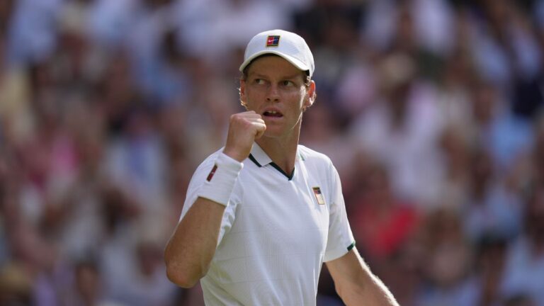 Sinner beats Djokovic in straight sets to reach Wimbledon final