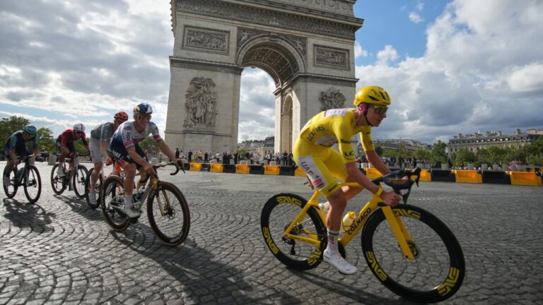 Tadej Pogacar wins a record-equalling fifth Tour de France title