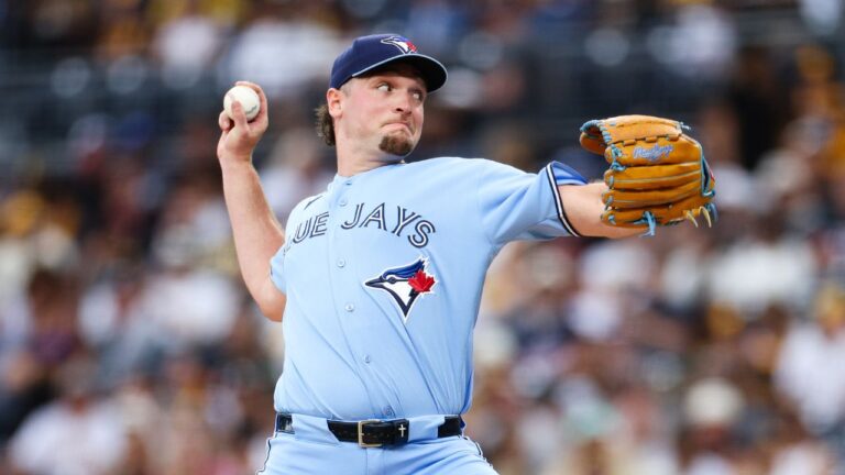 Trey Yesavage lacks command in short outing, Blue Jays lose to Padres