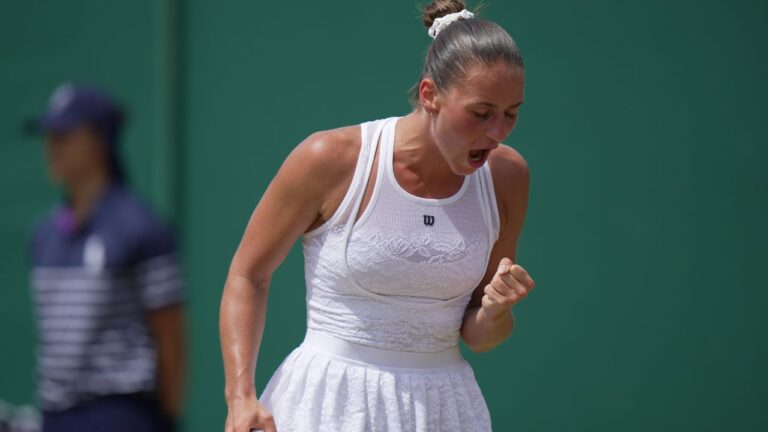Ukraine’s Marta Kostyuk reaches Wimbledon quarterfinals