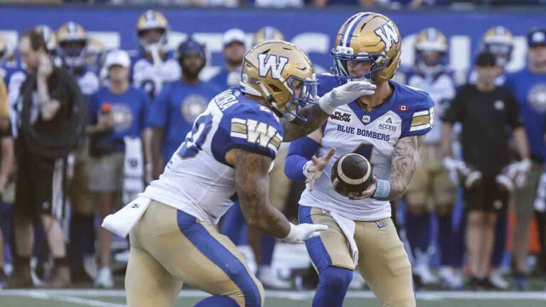 Vaval’s return touchdown turns tide for Blue Bombers in win over Argonauts
