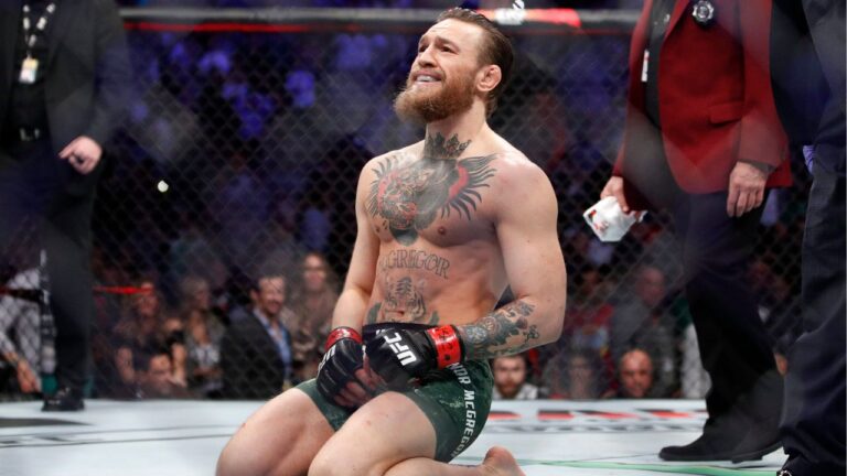 Conor McGregor suffers injury, loses to Holloway in anticipated comeback