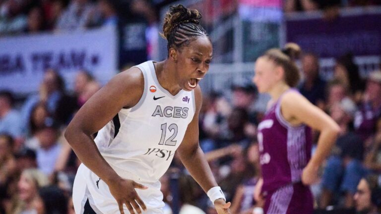 Wilson, Young combine for 50 points as Aces defeat Tempo