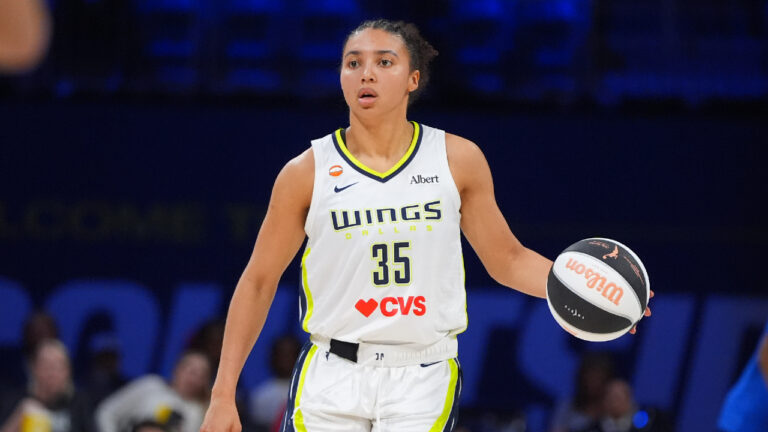 Wings rookie Azzi Fudd wins 3-point shootout at WNBA All-Star weekend